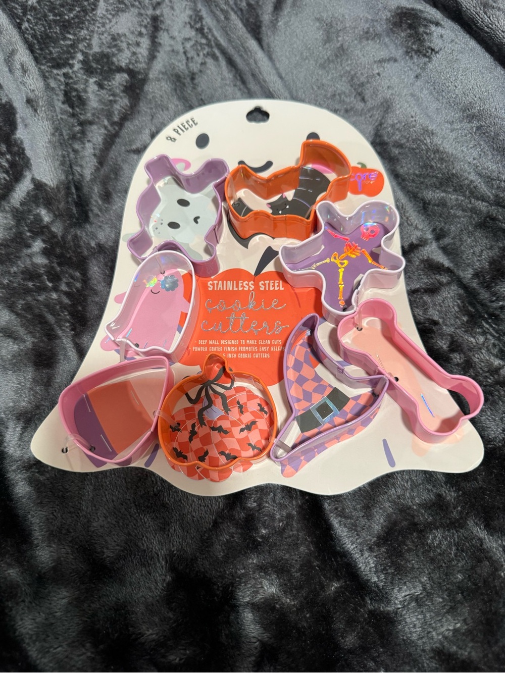 Halloween Stainless Steel Cookie Cutter Set of 8 new